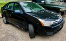 donated black car